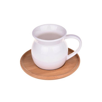 12 vnt turkiškos graikiškos arabiškos kavos espreso puodelio lėkštės rinkinys su bambuko lėkšte 50 cc aukštos kokybės porcelianas kaip dovana jai karštai