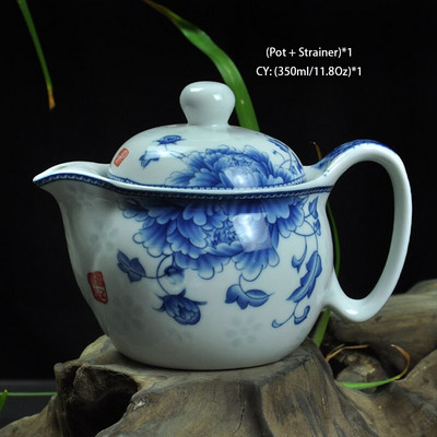 Čínska keramická čajová súprava Kung Fu porcelánová čajová šálka sada kanvíc Dračí čajník šálka Kungfu čajová súprava Puer Oolong čajový riad