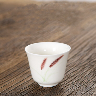 4 kom/lot kineski loj od žada Šalica za čaj Ručno izrađena keramička zdjela za čaj Set za čaj Dodatna oprema Glavna šalica prijenosna osobna jedna šalica 70 ml