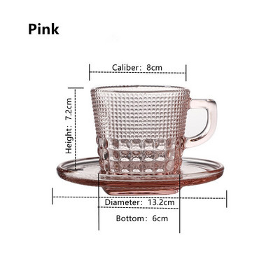 CuteLife Nordic Yellow Transparent Glass Coffee Cube Decoration Kitchen Cute White Cute Glass Cute ...