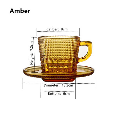 CuteLife Nordic Yellow Transparent Glass Coffee Cube Decoration Kitchen Cute White Cute Glass Cute ...