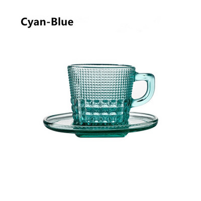 CuteLife Nordic Yellow Transparent Glass Coffee Cube Decoration Kitchen Cute White Cute Glass Cute ...