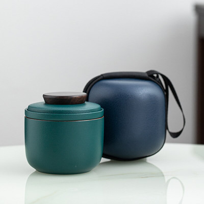 Japanski keramički porculanski kung fu pribor za čaj Posuđe za putovanje na otvorenom Lonac za čaj i šalica Prijenosna pohrana Uredska šalica za čaj