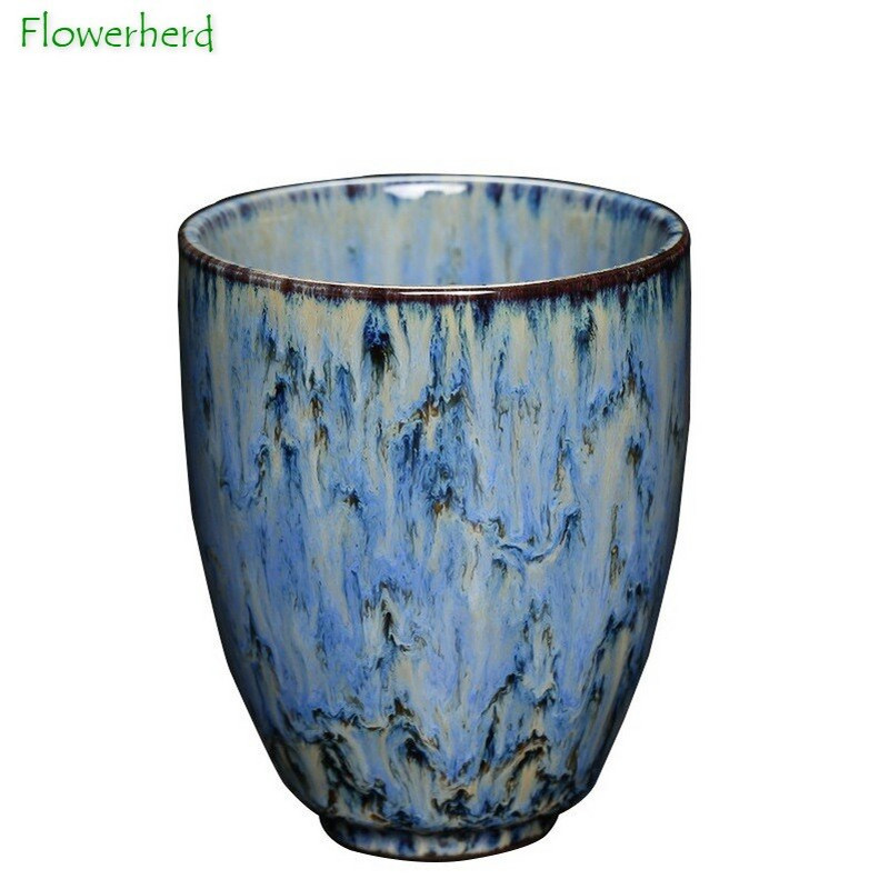 Japonský keramický porcelánový čajový riad, jeden veľký 250ml čajový hrnček na Yerba Maté, kávový hrnček, farebná sada čajových šálok Kung Fu