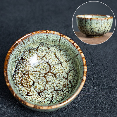 4 kom/lot Kineska peć za promjenu keramike Šalica za čaj Izvrsna ručno izrađena vintage jedna šalica Zdjela za čaj Master Cup Dodaci za pribor za čaj