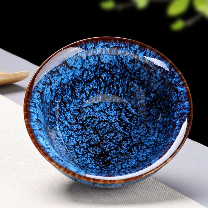 4 kom/lot Kineska peć za promjenu keramike Šalica za čaj Izvrsna ručno izrađena vintage jedna šalica Zdjela za čaj Master Cup Dodaci za pribor za čaj