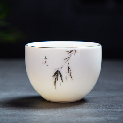 2 buc/set ceașcă de ceai din ceramică chinezească jad ceașcă de cafea bol mic de ceai lucrat manual set de ceai din porțelan Accesorii o singură ceașcă personală