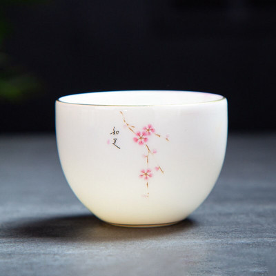 2 buc/set ceașcă de ceai din ceramică chinezească jad ceașcă de cafea bol mic de ceai lucrat manual set de ceai din porțelan Accesorii o singură ceașcă personală