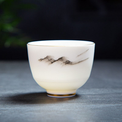 2 buc/set ceașcă de ceai din ceramică chinezească jad ceașcă de cafea bol mic de ceai lucrat manual set de ceai din porțelan Accesorii o singură ceașcă personală