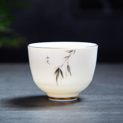 2 buc/set ceașcă de ceai din ceramică chinezească jad ceașcă de cafea bol mic de ceai lucrat manual set de ceai din porțelan Accesorii o singură ceașcă personală