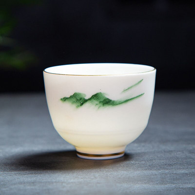 2 buc/set ceașcă de ceai din ceramică chinezească jad ceașcă de cafea bol mic de ceai lucrat manual set de ceai din porțelan Accesorii o singură ceașcă personală
