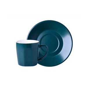 Sada hrnčekov a podšálok na espresso 80 ml v matnej farbe, hrubý taliansky hrnček Demitasse, kaviareň, ESPRESSO SHOT