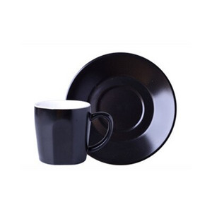 Sada hrnčekov a podšálok na espresso 80 ml v matnej farbe, hrubý taliansky hrnček Demitasse, kaviareň, ESPRESSO SHOT