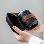 Prispôsobte si čínsku čajovú súpravu Kung Fu, keramickú prenosnú čajovú súpravu, vonkajšiu cestovnú súpravu Gaiwan, šálky čaju na čajový obrad, jemné darčeky