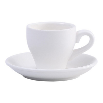 Sada šálok a podšálok na talianske espresso SHOT v cukríkovej farbe, 80 ml, mini čierny hrnček na kávu s matnou textúrou, šálky na tureckú kávu