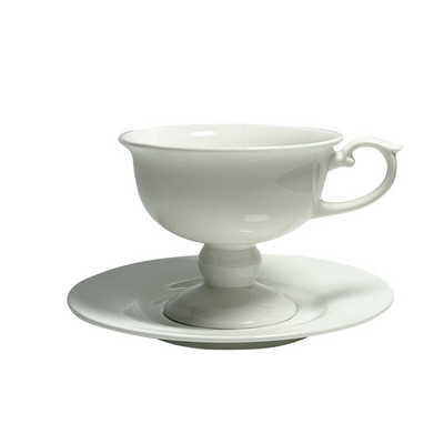 Hrnček na kávu z kostného porcelánu, ručne vyrobený keramický pohár na espresso, sada šálok a podšálok v severskom štýle, kreatívne čisto biele hrnčeky na popoludňajší čaj