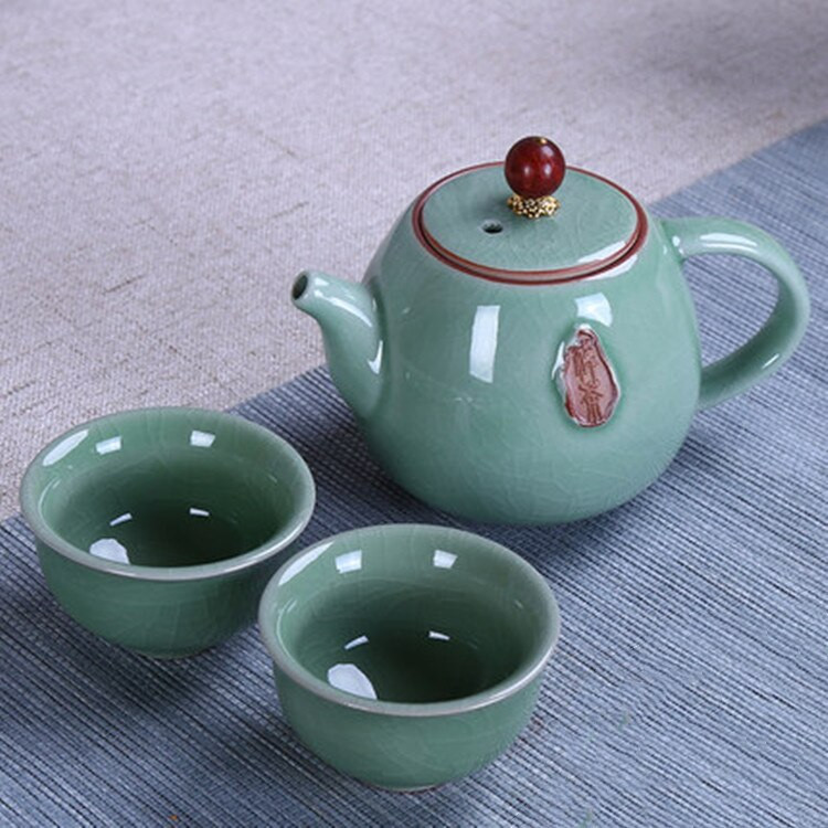 3buc/set de ceai;140-220ml Set de ceainice Yixing Clay 2 cesti de ceai 1 ceainic de argila Set de ceai portabil de calatorie; Set de oale de lut; ceașcă de ceai din China