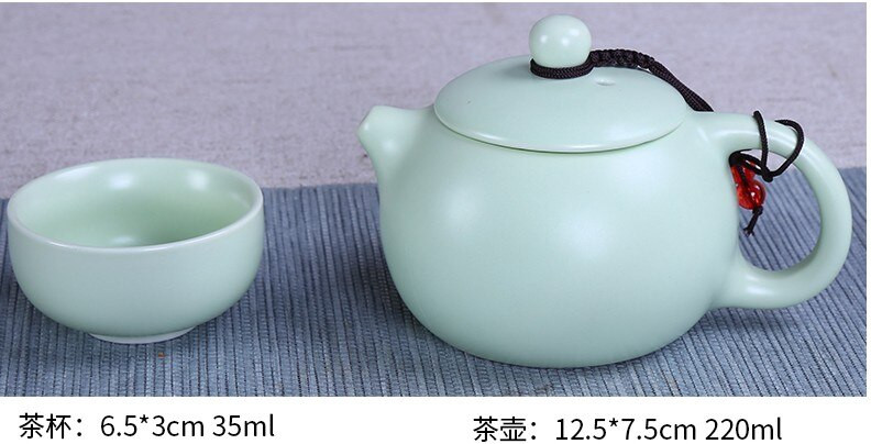 3buc/set de ceai;140-220ml Set de ceainice Yixing Clay 2 cesti de ceai 1 ceainic de argila Set de ceai portabil de calatorie; Set de oale de lut; ceașcă de ceai din China
