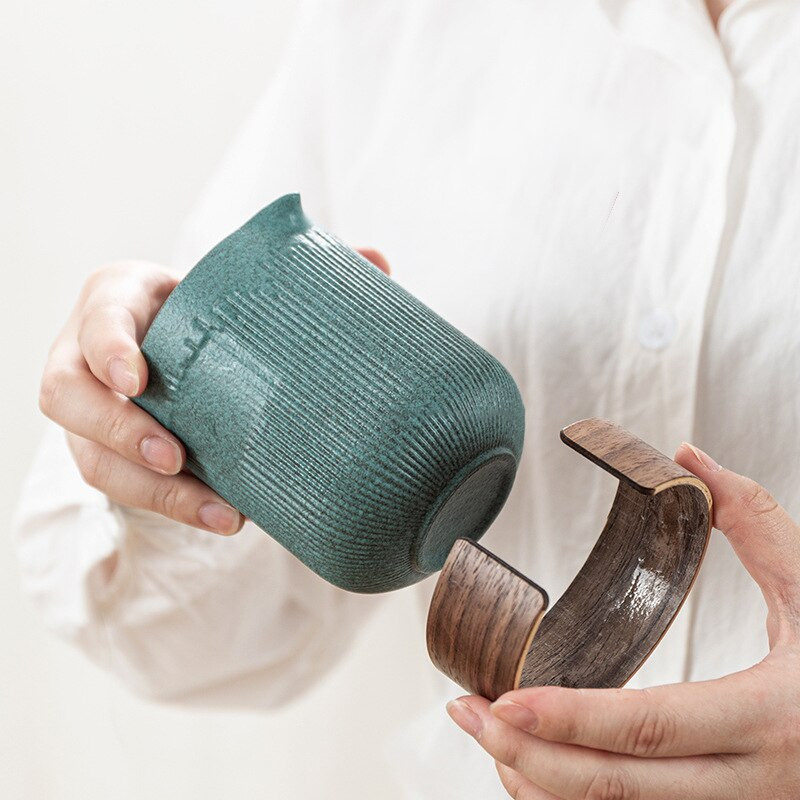 Keramička Kuai Ke šalica Putni Kung Fu set za čaj, prijenosni jednostavni set za čaj za vanjsko korištenje, 1kom čajnik 4kom šalica za čaj