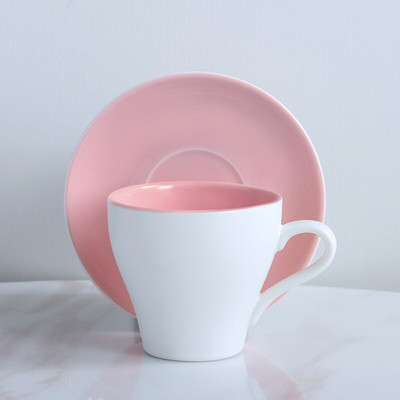 Nordic Style Frost Purity Keramický hrnček na kávu Latte, sada podšálok, malý espresso cappuccino hrnček, kaviareň Xicara čajový hrnček, šálka na čaj, šálka na čaj