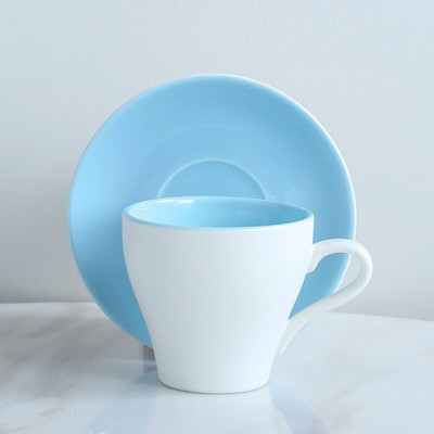 Nordic Style Frost Purity Keramický hrnček na kávu Latte, sada podšálok, malý espresso cappuccino hrnček, kaviareň Xicara čajový hrnček, šálka na čaj, šálka na čaj