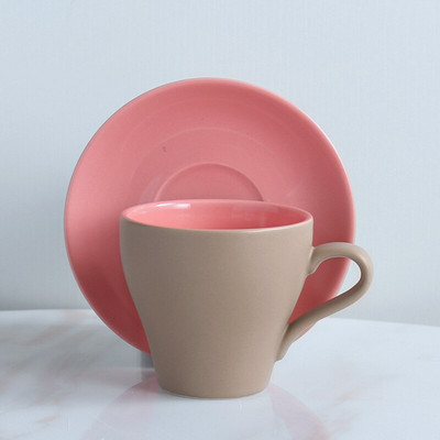Nordic Style Frost Purity Keramický hrnček na kávu Latte, sada podšálok, malý espresso cappuccino hrnček, kaviareň Xicara čajový hrnček, šálka na čaj, šálka na čaj