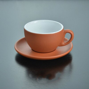 Jednoduchý štýl rohože talianske espresso šálky podšálky sady Bardak Matt Oolong čaj Nespresso Latte keramický hrnček na kávu Tazas Copo