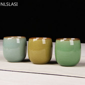 Nová kreatívna čajová súprava Celadon Teacup, šálka Pu'er, luxusná cestovná čajová súprava, riad pre domácnosť NLSLASI