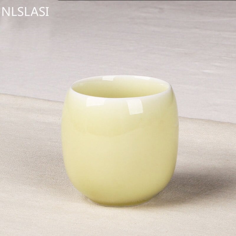 Nová kreatívna čajová súprava Celadon Teacup, šálka Pu'er, luxusná cestovná čajová súprava, riad pre domácnosť NLSLASI