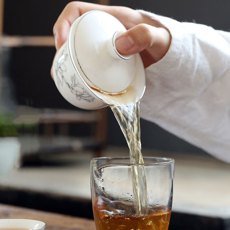 Vonkajšia čínska kung-fu cestovná čajová súprava, keramická prenosná šálka, porcelánový servis, čajové šálky Gaiwan, hrnček na čajový obrad, kanvica na čaj
