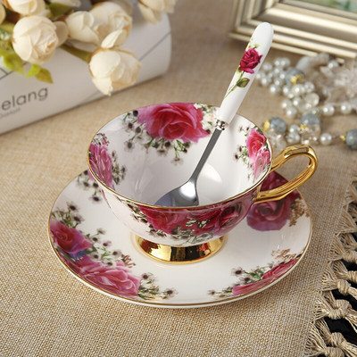 Royal Classical Bone China Brit fekete tea csésze Luxus kerámia kávéscsészék Kiváló minőségű porcelán