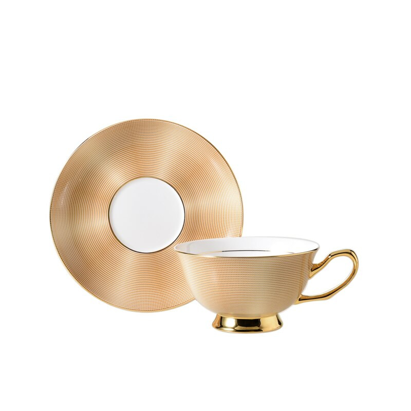 Royal Classical Bone China Brit fekete tea csésze Luxus kerámia kávéscsészék Kiváló minőségű porcelán