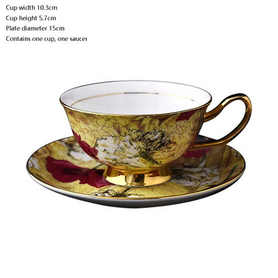 Keraminiai kavos puodeliai Bone China puodelio lėkštė Nordic Royal paprastas arbatos puodelis Kelionės virtuvė Dovana Kavinė Gėrimai Namų dekoravimas