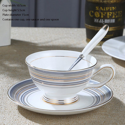 Keraminiai kavos puodeliai Bone China puodelio lėkštė Nordic Royal paprastas arbatos puodelis Kelionės virtuvė Dovana Kavinė Gėrimai Namų dekoravimas