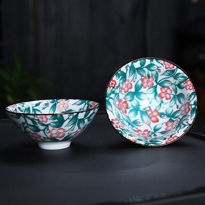 Plava i bijela porculanska šalica za čaj Ručno izrađena boutique mala zdjelica za čaj Retro keramički set za čaj Dodaci Višebojna Master šalica 68 ml