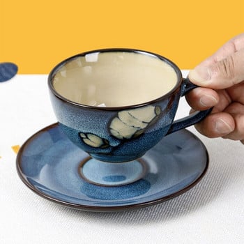 Ιαπωνικό Underglaze Color Retro Κεραμικό σετ Κεραμικών Ποτών Latte Κεραμικά Ροφήματα Κούπα Σπίτι Κουζίνα Ποτό Δώρα