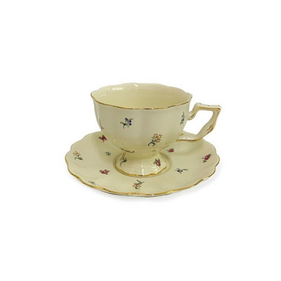 Retro slatka šalica za kavu Lonac Phnom Penh Krema Popodnevni čaj Taza De Cafe Keramička šalica za čaj Kuhinja Blagovaonica i bar Kawaii