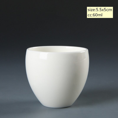 Dehua baltas porcelianinis arbatos puodelis Kinijos rankų darbo keraminis arbatos rinkinys arbatos puodelis Master Cup Arbatos dubuo Gėrimų indai nešiojami asmeniniai vienetiniai puodeliai
