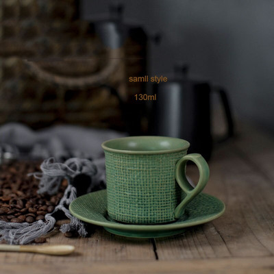 Ceașă și farfurioară clasice japoneze din ceramică Seturi de ceai simple, porțelan, design modern, cești de cafea Tazas Para Cafe Kitchen