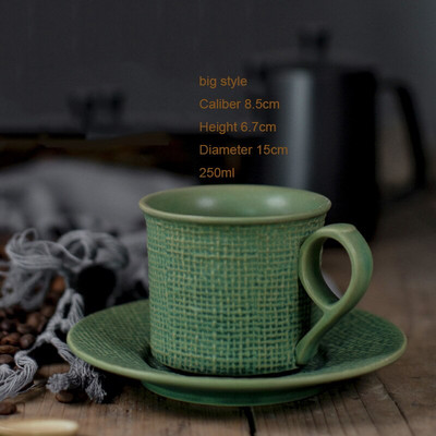 Ceașă și farfurioară clasice japoneze din ceramică Seturi de ceai simple, porțelan, design modern, cești de cafea Tazas Para Cafe Kitchen