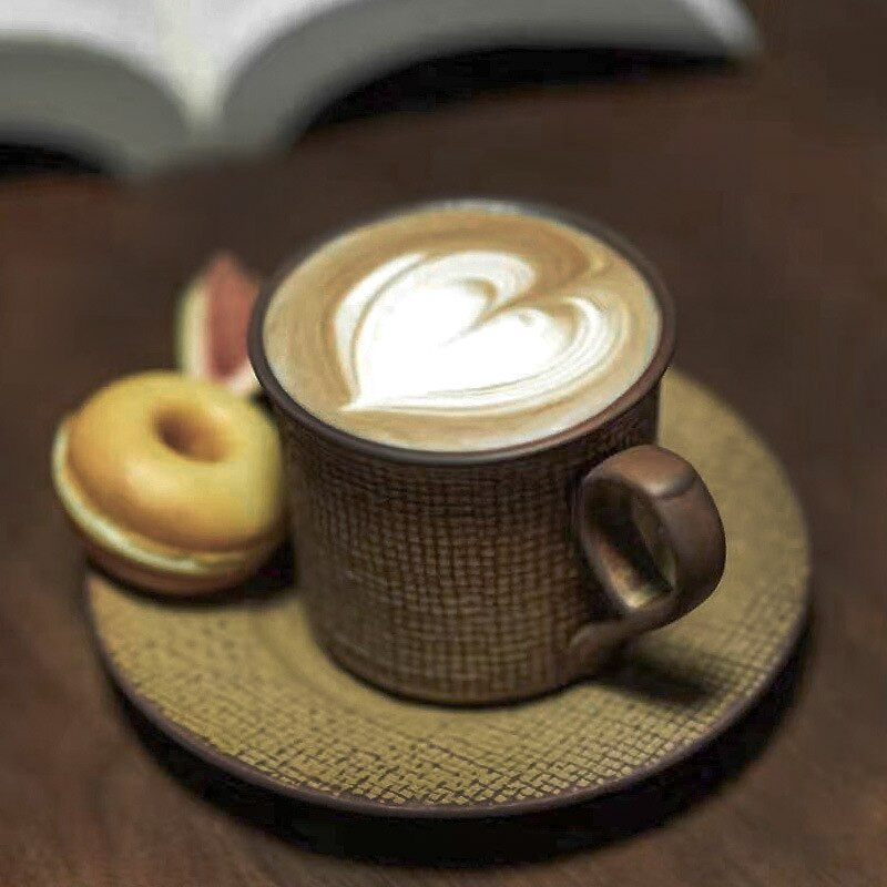 Ceașă și farfurioară clasice japoneze din ceramică Seturi de ceai simple, porțelan, design modern, cești de cafea Tazas Para Cafe Kitchen