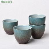 Керамичен порцеланов сервиз за чай Kung Fu Чаша за чай Чаша за чай Вариация на японска пещ Чаша за чай Единична чаша Чаша за чай Купа за чай Керамична чаша