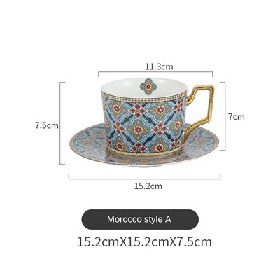 XINCHEN Set marocan de lux, ceramică, în stil european, mic de lux, ceai de după-amiază pentru acasă