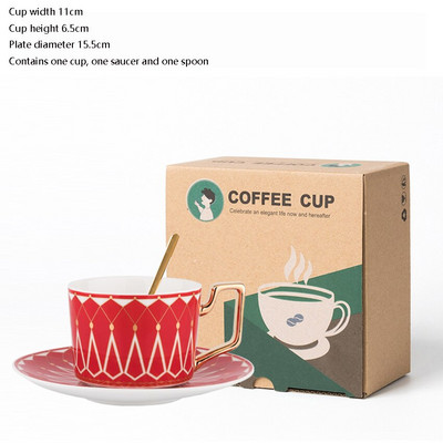 Kerámia kávés bögrék Bone China csésze csészealj csészealj Nordic Royal Egyszerű utazási csésze Konyha Ajándék Kávézó Italkészlet Lakásdekoráció