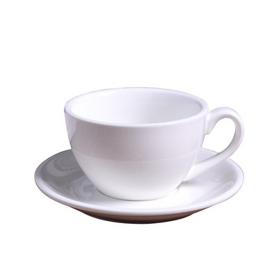 220 ml-es kerámia kávéscsészék Kávéscsésze-készlet Európai stílusú cappuccino csésze tejes mokkás tea kávéscsészéhez csészealjjal