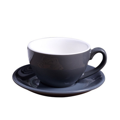 220 ml-es kerámia kávéscsészék Kávéscsésze-készlet Európai stílusú cappuccino csésze tejes mokkás tea kávéscsészéhez csészealjjal