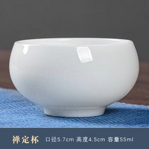 Dehua alb porțelan Master Cup o singură ceașcă de ceai din ceramică o singură lanolină jad Set de ceai Kungfu de uz casnic Set ceai de ceai