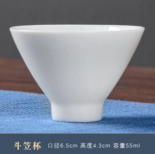 Dehua alb porțelan Master Cup o singură ceașcă de ceai din ceramică o singură lanolină jad Set de ceai Kungfu de uz casnic Set ceai de ceai