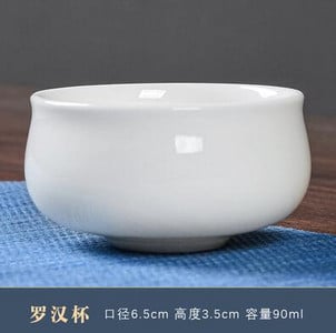 Dehua alb porțelan Master Cup o singură ceașcă de ceai din ceramică o singură lanolină jad Set de ceai Kungfu de uz casnic Set ceai de ceai