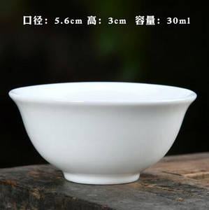 3 vnt./pak. Didelis keraminis puodelis gryno balto porceliano bambuko kepurės puodelis Rankų darbo Kungfu arbatos rinkinys Mažas arbatos puodelis arbatos priedai